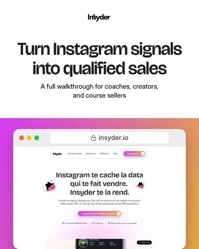 Turn Instagram signals into sales