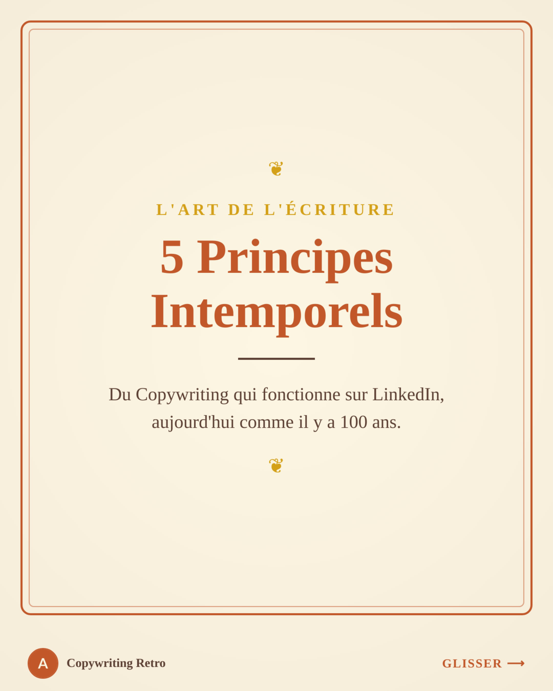 Exemple de carrousel Retro Vintage